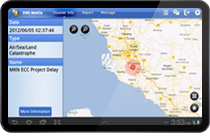 Screenshots of the Scenario based Disaster Response System
